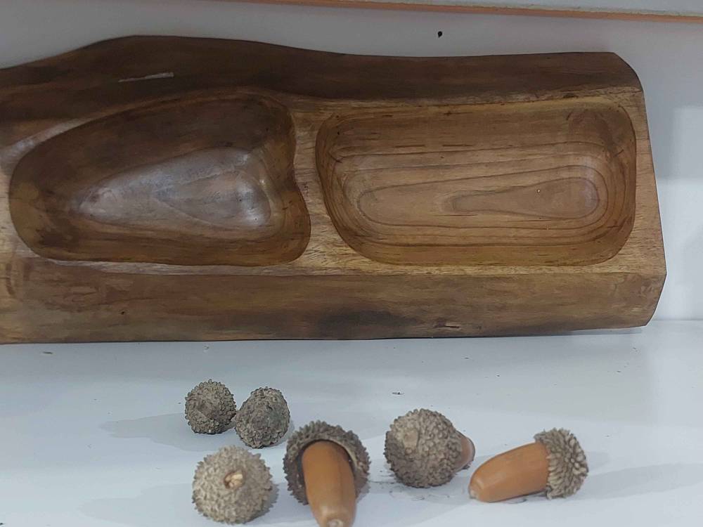 اردو خوری با چوب گردو دست ساز